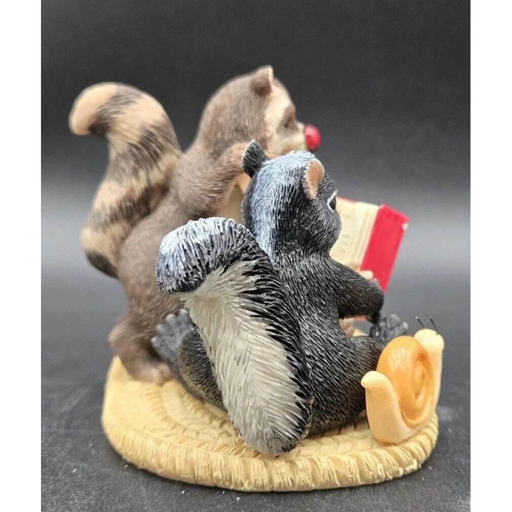 Charming Tails Collection Of Friends Raccoon Skunk Mouse Bunny Signed Dean Griff